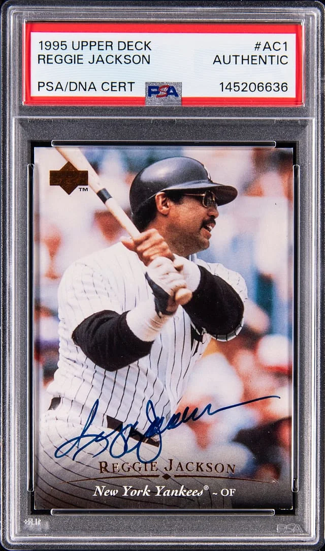 1995 Upper Deck Reggie Jackson #AC1 card image