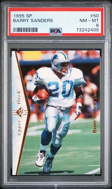 1995 Upper Deck SP Barry Sanders #50 card image