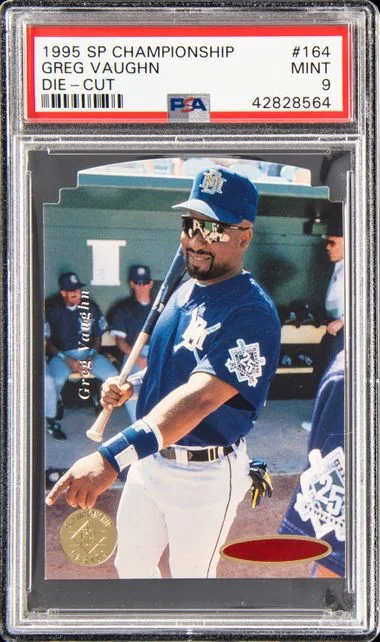 1995 Upper Deck SP Greg Vaughn Championship Die-Cut #164 card image