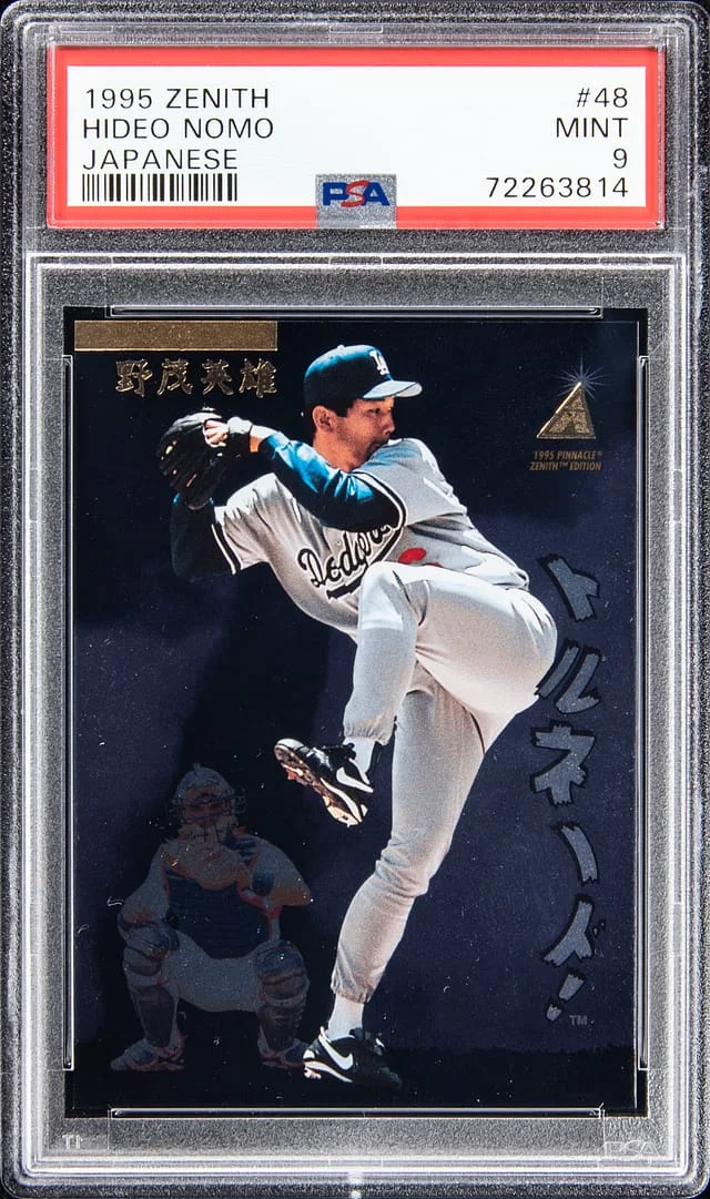 1995 Zenith Japanese Hideo Nomo #48 card image