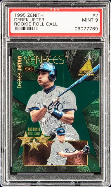 1995 Zenith Roll Call Derek Jeter #2 card image