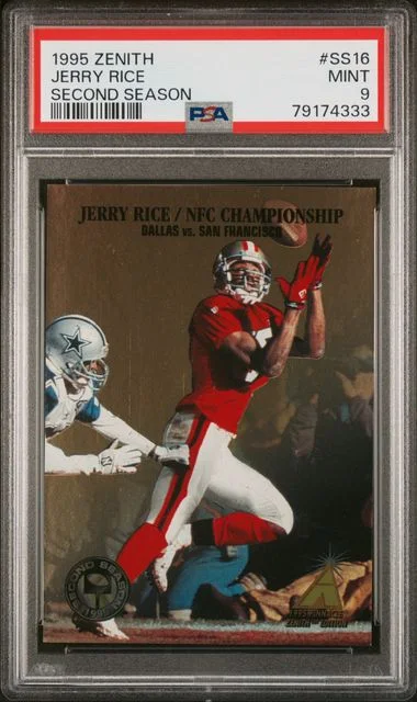 1995 Zenith Second Season Second Season Jerry Rice #SS16 card image