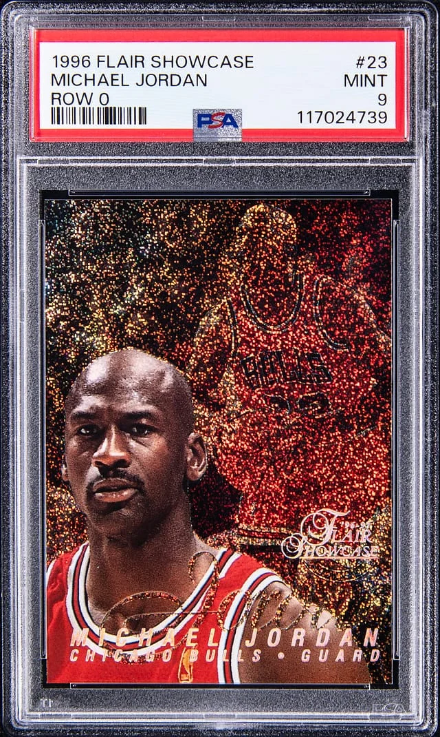 1996 7 Flair Showcase Row 0 Michael Jordan #23 card image