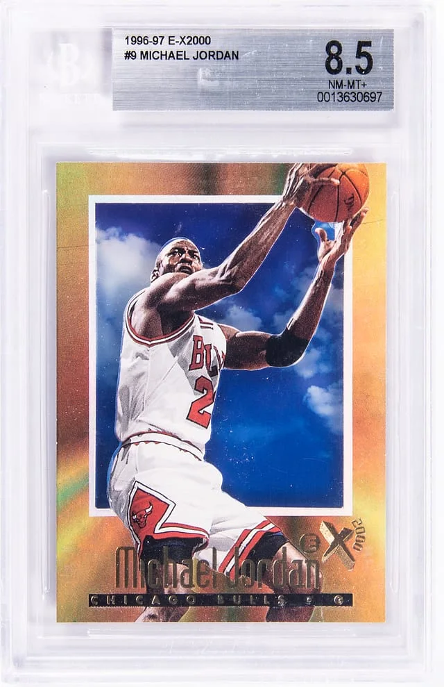 1996 9 E7-X2000 Michael Jordan #9 card image