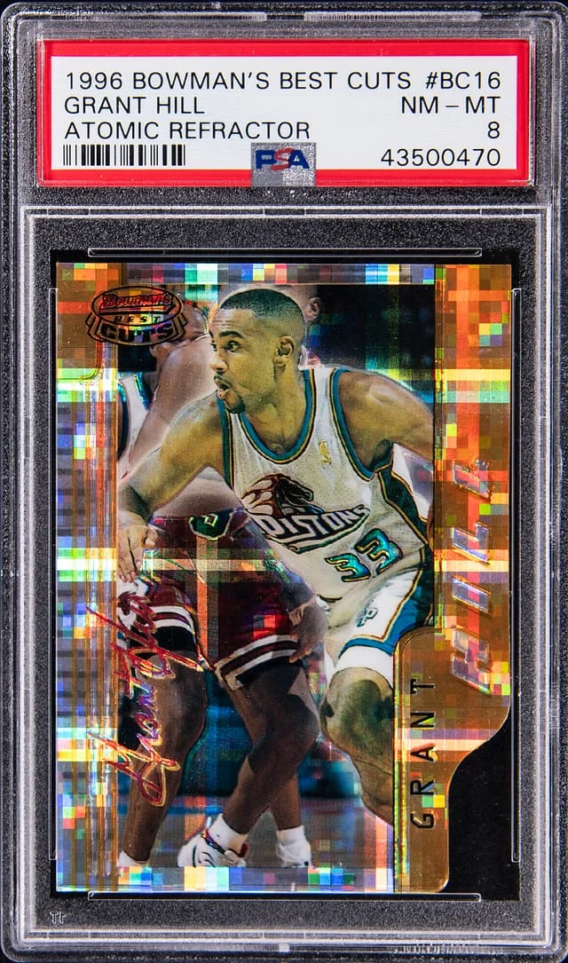 1996-97 Bowman's Best Grant Hill Atomic Refractor #BC16 card image