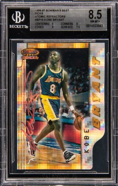 1996-97 Bowman's Best Kobe Bryant Picks Refractor #BP10 card image
