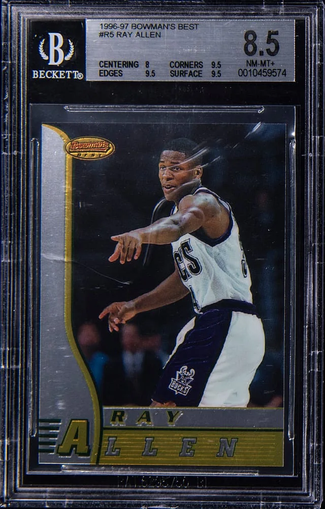 1996-97 Bowman's Best Ray Aleen #R5 card image