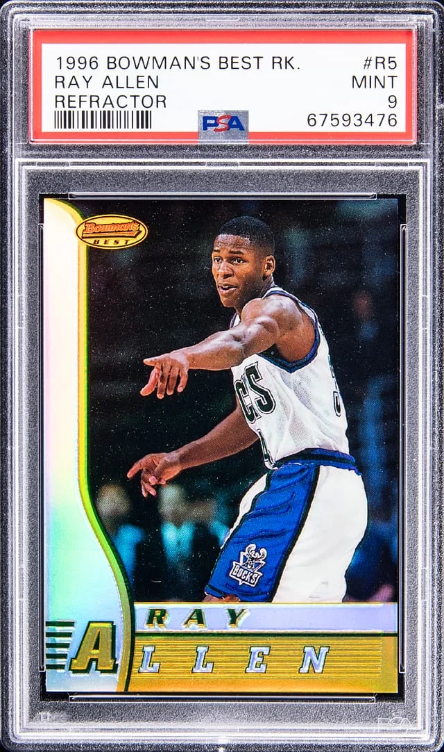 1996-97 Bowman's Best Ray Allen Refractor #R5 card image
