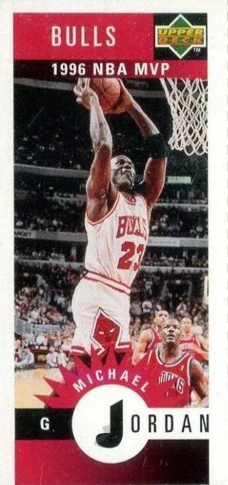 1996-97 Collector's Choice Italian Michael Jordan Mini-Cards #M11 card image