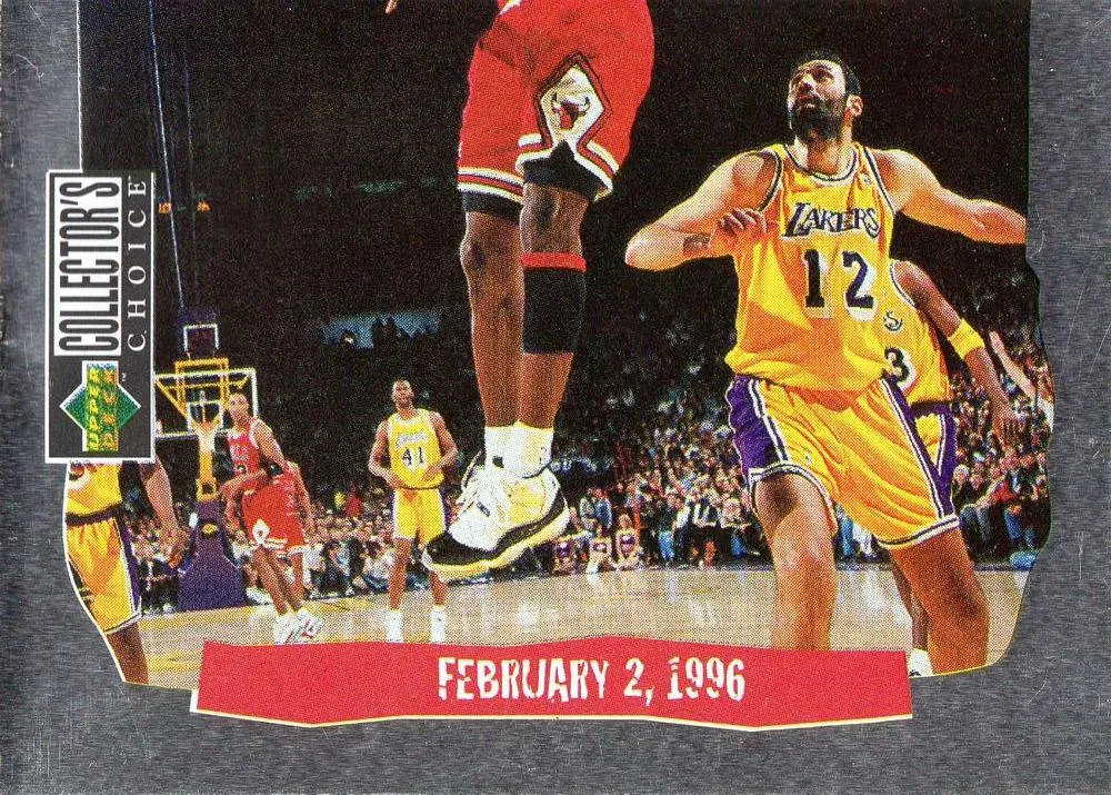 1996-97 Collector's Choice Italian Stickers Michael Jordan #89 card image