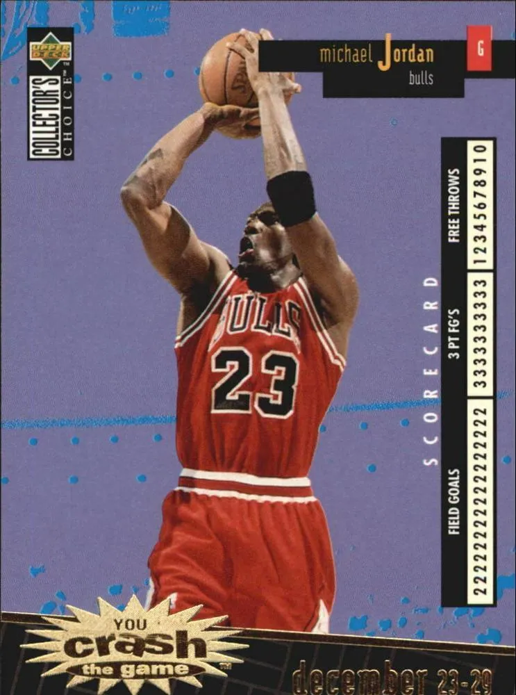 1996-97 Collector's Choice Japanese Michael Jordan You Crash the Game Scoring Gold 1 #C30b card image