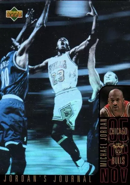1996-97 Collector's Choice Japanese Michael Jordan Jordan's Journal #J1 card image