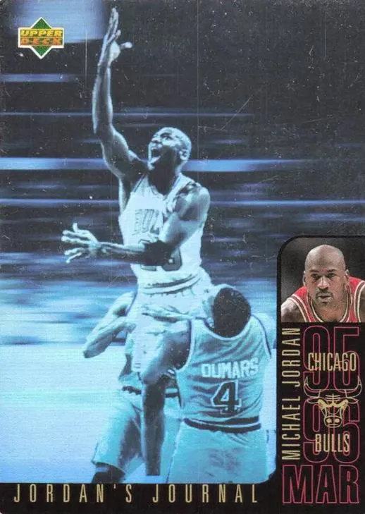 1996-97 Collector's Choice Japanese Michael Jordan Jordan's Journal #J5 card image