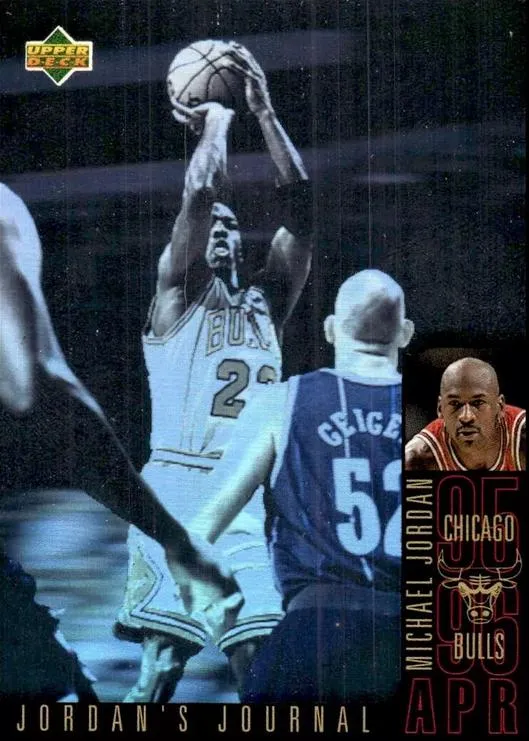 1996-97 Collector's Choice Japanese Michael Jordan Jordan's Journal #J6 card image