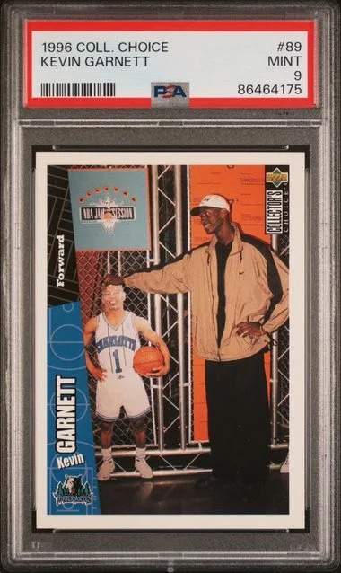 1996-97 Collector's Choice Kevin Garnett #89 card image