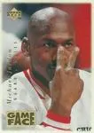 1996-97 Collector's Choice Michael Jordan Game Face #GF2 card image