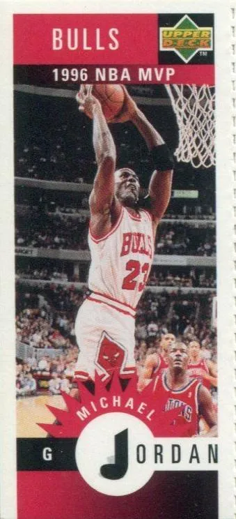 1996-97 Collector's Choice Spanish Michael Jordan Mini-Cards #M11 card image