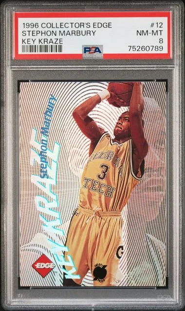 1996-97 Collector's Edge Key Kraze Stephon Marbury #12 card image