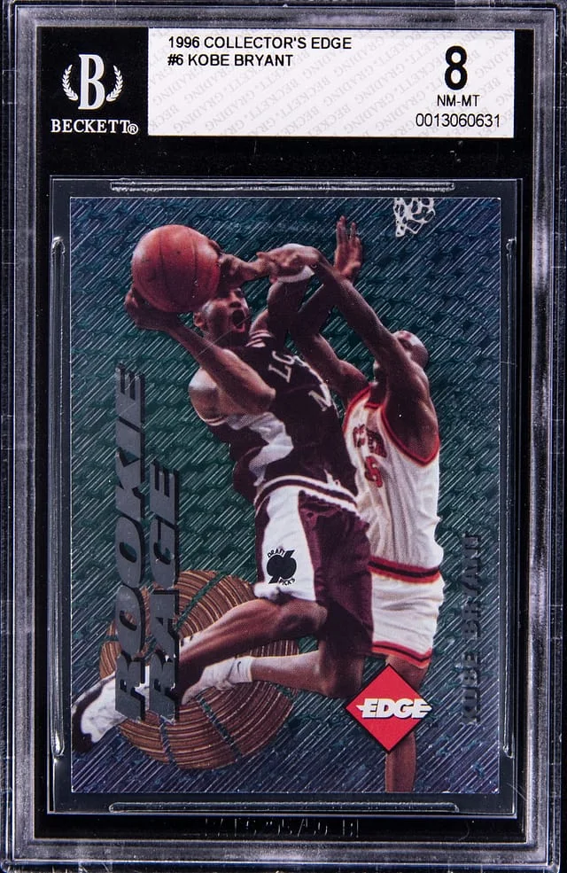 1996-97 Collector's Edge Kobe Bryant #6 card image