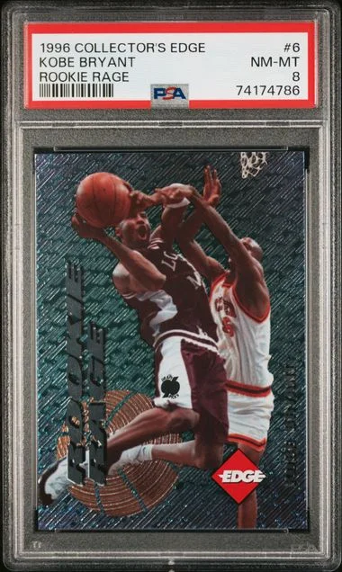 1996-97 Collector's Edge Rage Kobe Bryant #6 card image