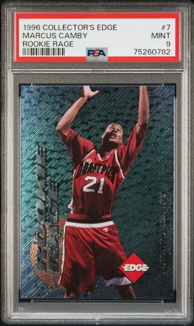 1996-97 Collector's Edge Rage Marcus Camby #7 card image