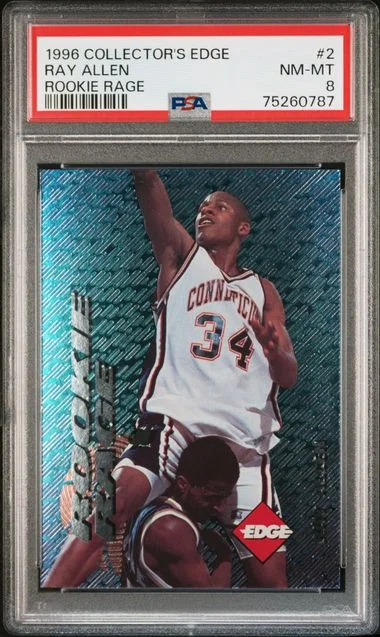 1996-97 Collector's Edge Rage Ray Allen #2 card image