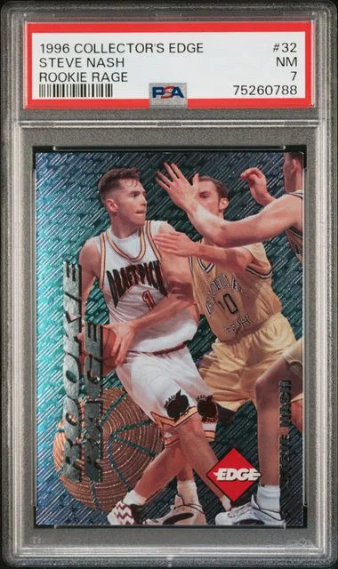 1996-97 Collector's Edge Rage Steve Nash #32 card image
