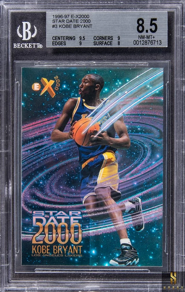1996-97 E-X2000 Star Date 2000 Kobe Bryant #3 card image