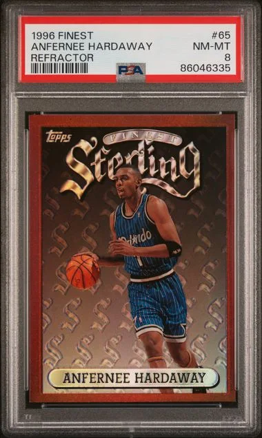 1996-97 Finest Anfernee Hardaway Refractor #65 card image