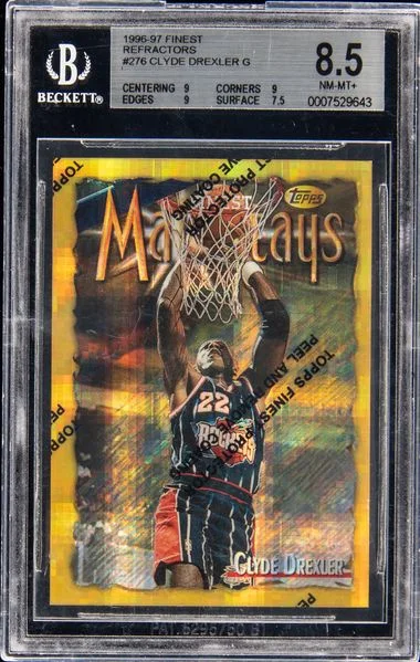 1996-97 Finest Clyde Drexler Refractor #276 card image