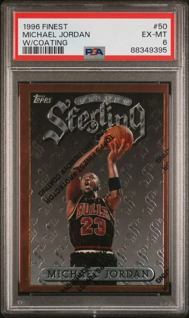 1996-97 Finest Michael Jordan W/Coating #50 card image