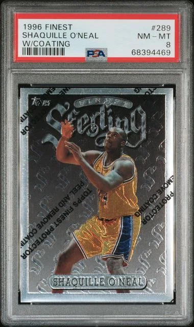 1996-97 Finest Shaquille O'Neal W/Coating #289 card image
