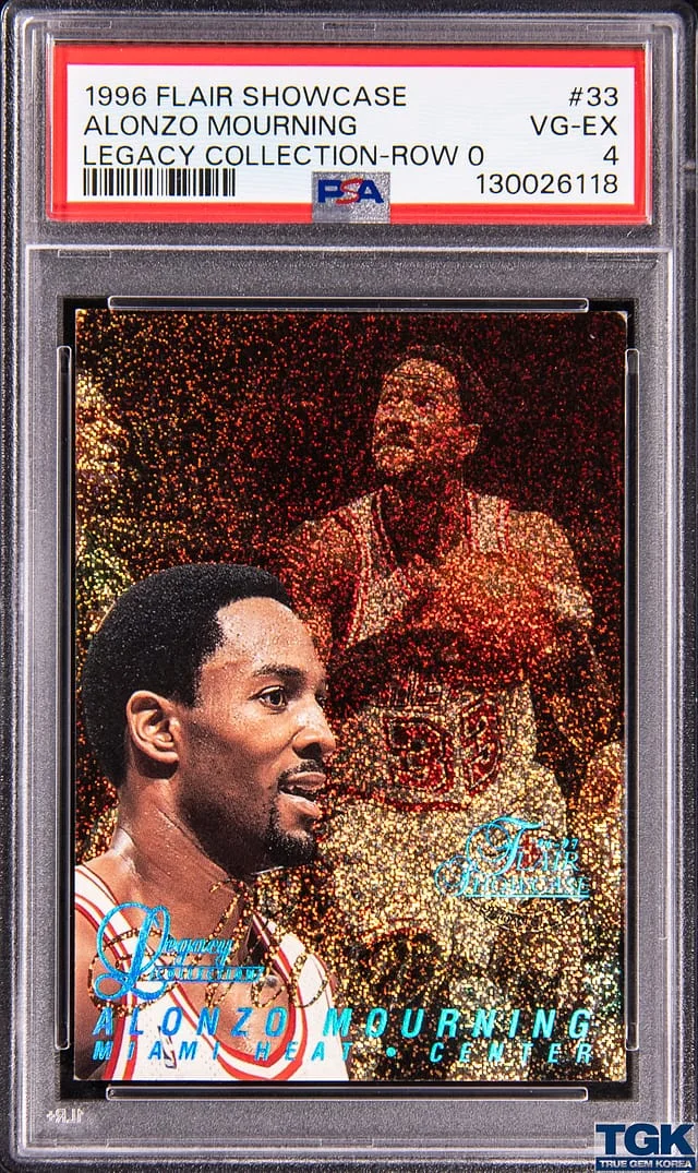 1996-97 Flair Showcase Alonzo Mourning Legacy Collection Row 0 #33 card image