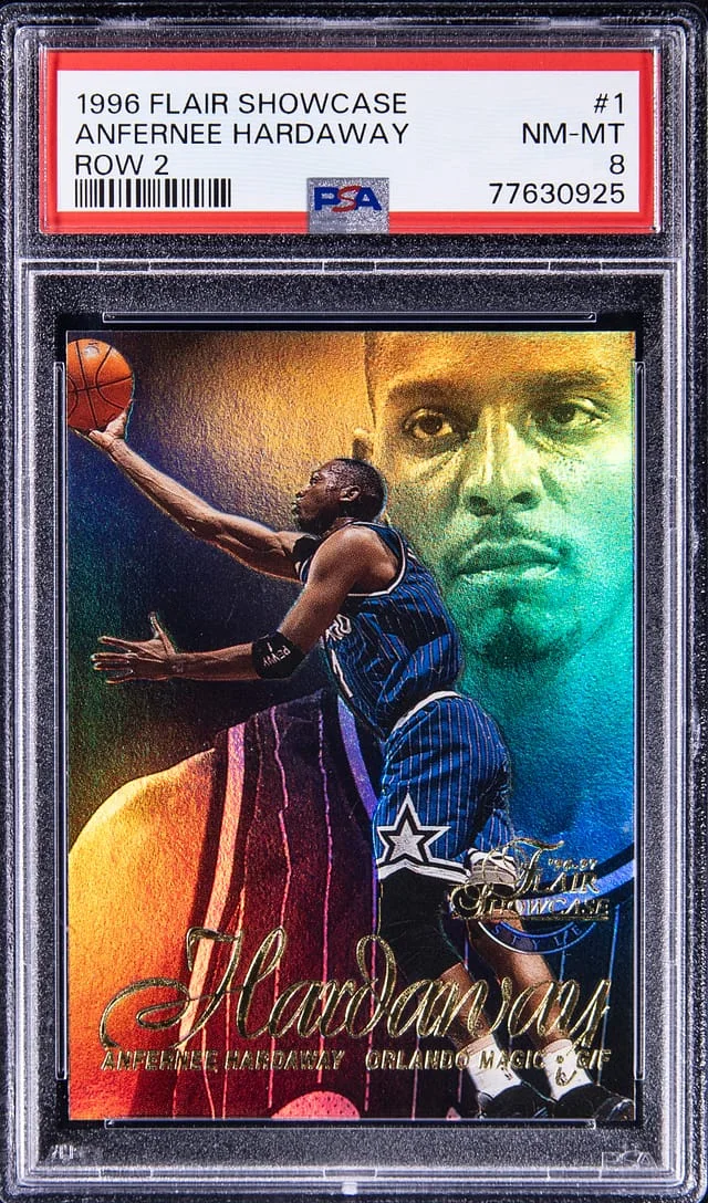 1996-97 Flair Showcase Anfernee Hardaway Row 2 #1 card image