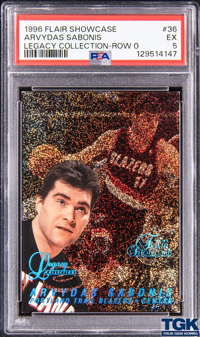 1996-97 Flair Showcase Arvydas Sabonis Legacy Collection Row 0 #36 card image