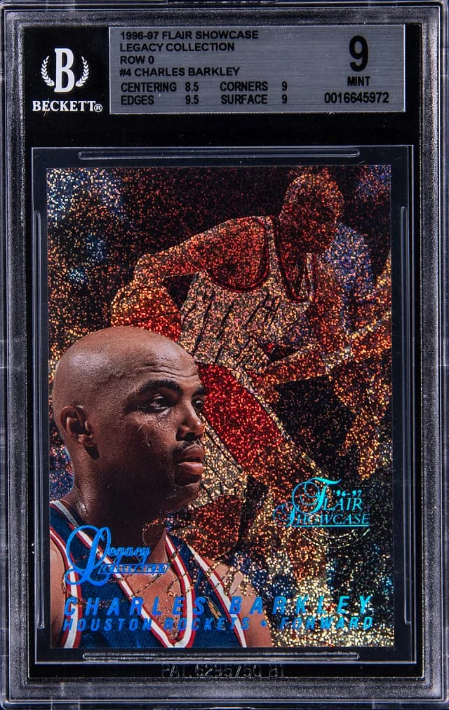 1996-97 Flair Showcase Charles Barkley Row 0 #4 card image