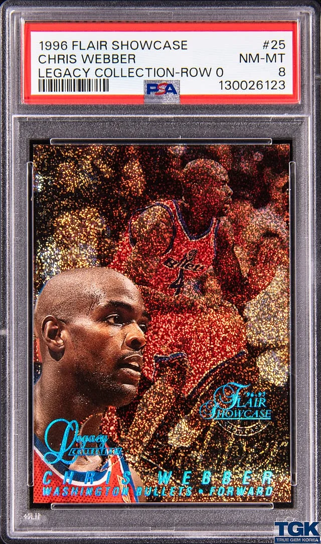 1996-97 Flair Showcase Chris Webber Legacy Collection Row 0 #25 card image