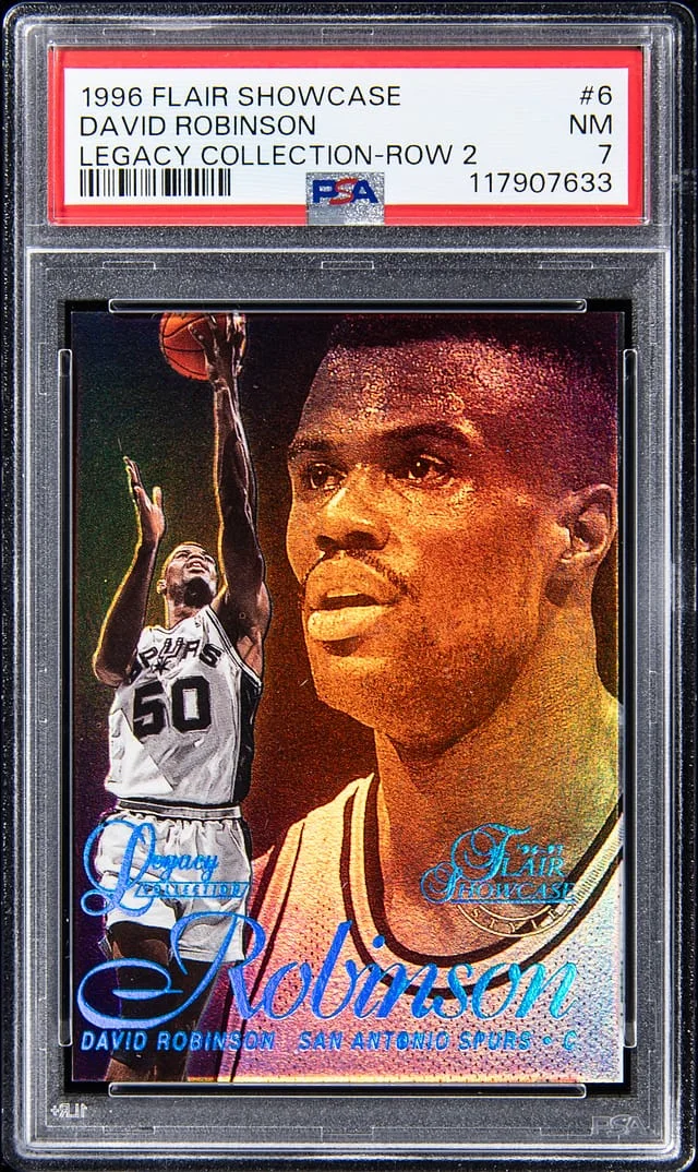 1996-97 Flair Showcase David Robinson Legacy Collection Row 0 #6 card image