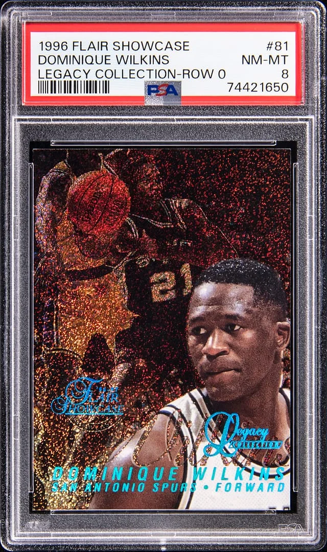 1996-97 Flair Showcase Dominique Wilkins Legacy Collection Row 0 #81 card image