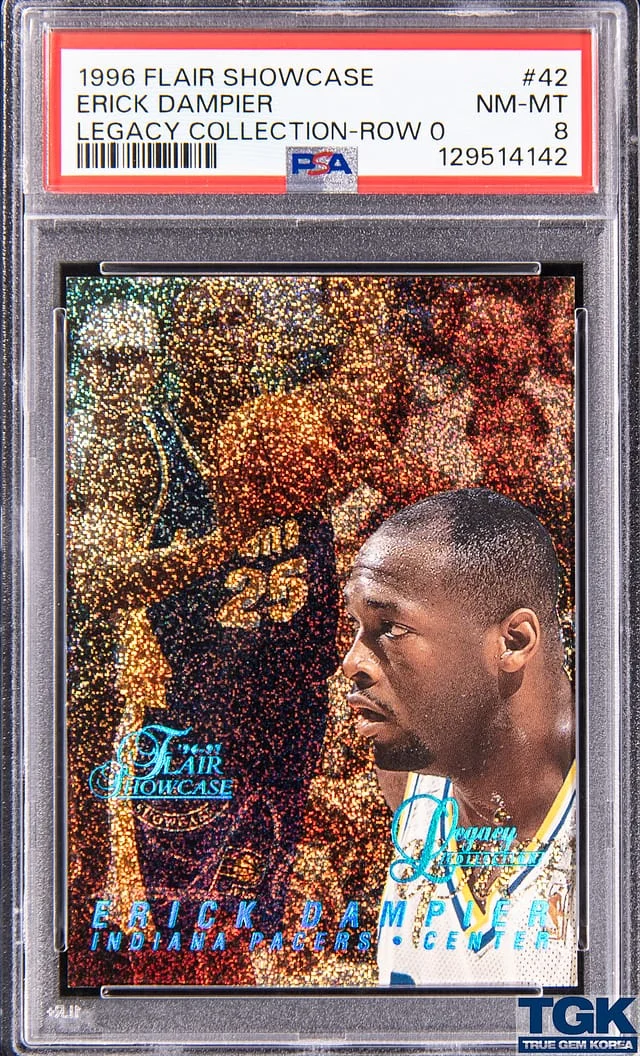 1996-97 Flair Showcase Erick Dampier Legacy Collection Row 0 #42 card image