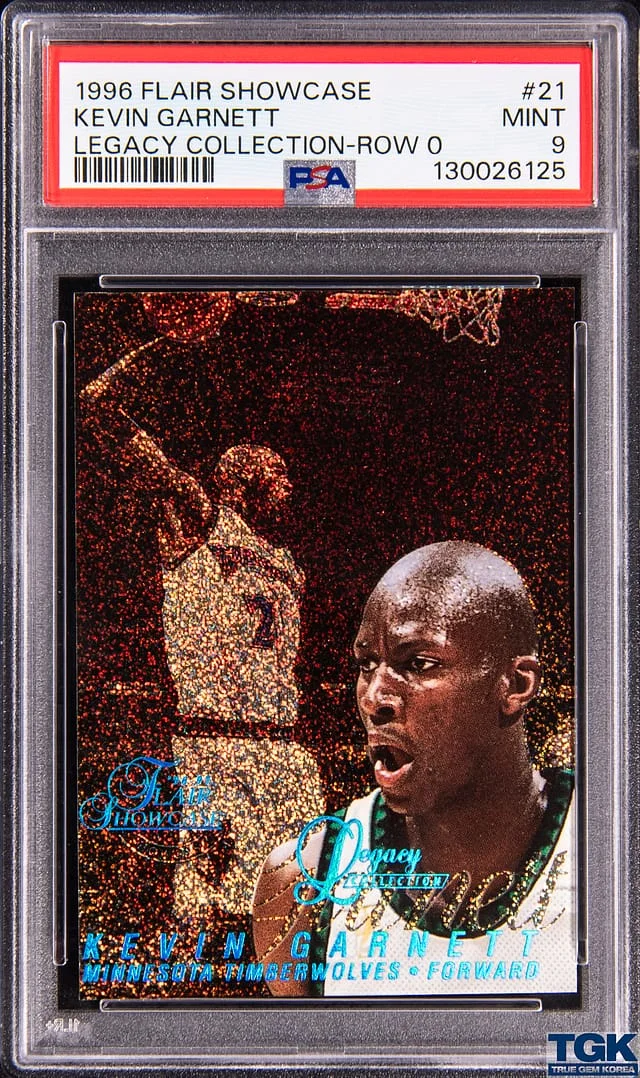 1996-97 Flair Showcase Kevin Garnett Legacy Collection Row 0 #21 card image