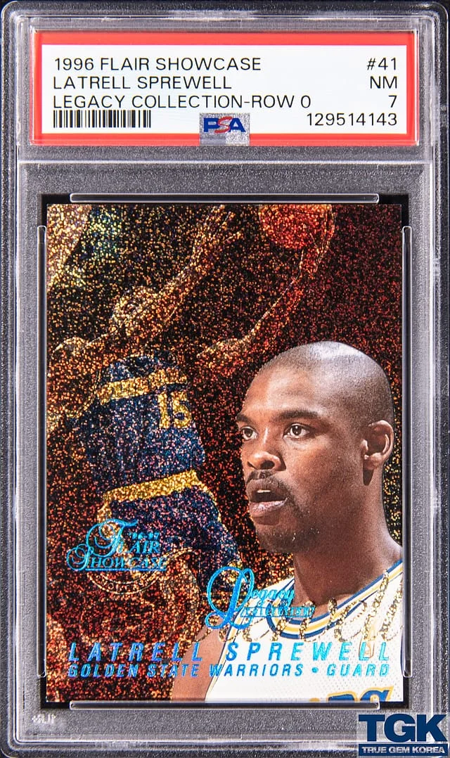 1996-97 Flair Showcase Latrell Sprewell Legacy Colleciton Row 0 #41 card image