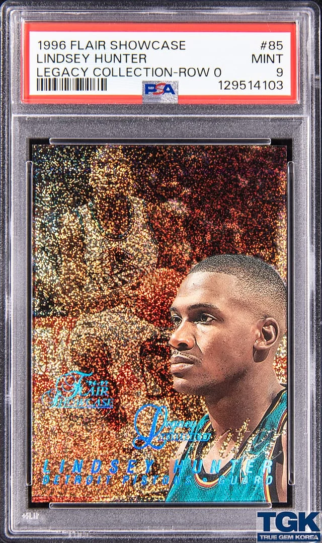 1996-97 Flair Showcase Lindsey Hunter Legacy Collection Row 0 #85 card image
