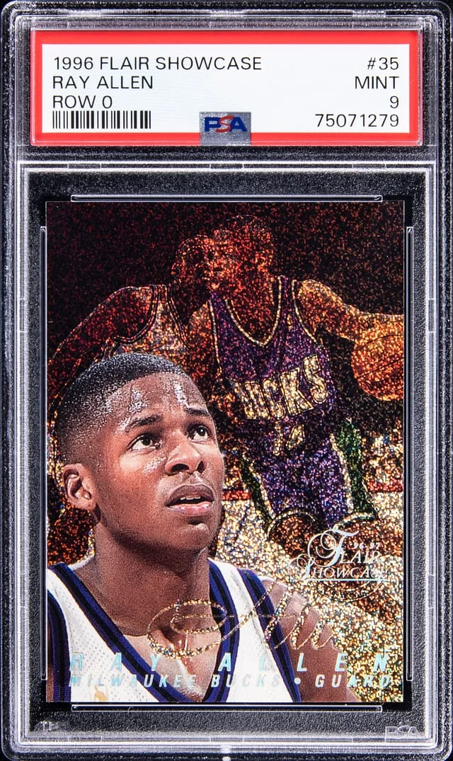 1996-97 Flair Showcase Ray Allen Row 0 #35 card image