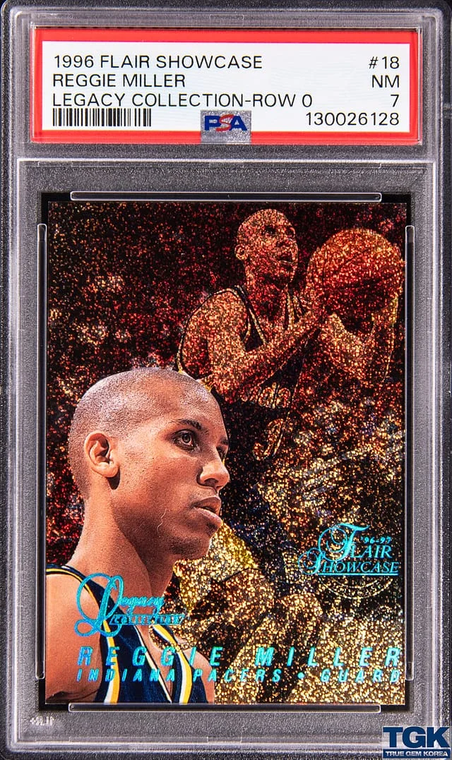 1996-97 Flair Showcase Reggie Miller Legacy Collection Row 0 #18 card image