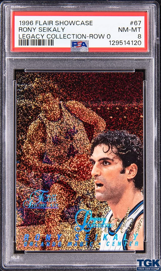 1996-97 Flair Showcase Rony Seikaly Legacy Collection Row card image