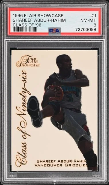 1996-97 Flair Showcase Shareef Abdur-Rahim Class Of '96 #1 card image