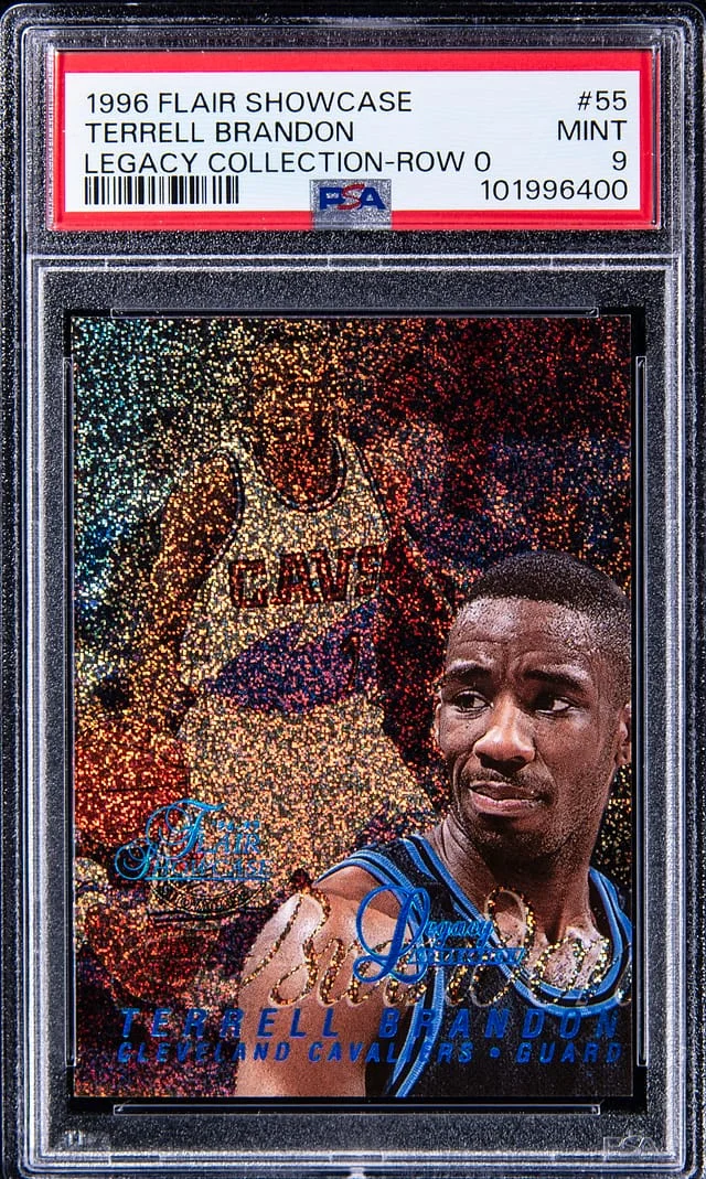 1996-97 Flair Showcase Terrell Brandon Legacy Colleciton Row 0 #55 card image