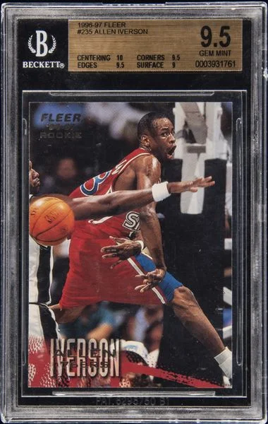 1996-97 Fleer Allen Iverson #235 card image