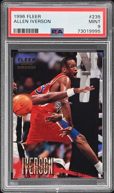 1996-97 Fleer Allen Iverson #3235 card image